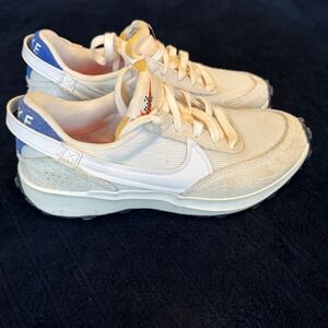 Nike Waffle Debut Women's Sneakers Sail White Blue DX2931-400 Size 7